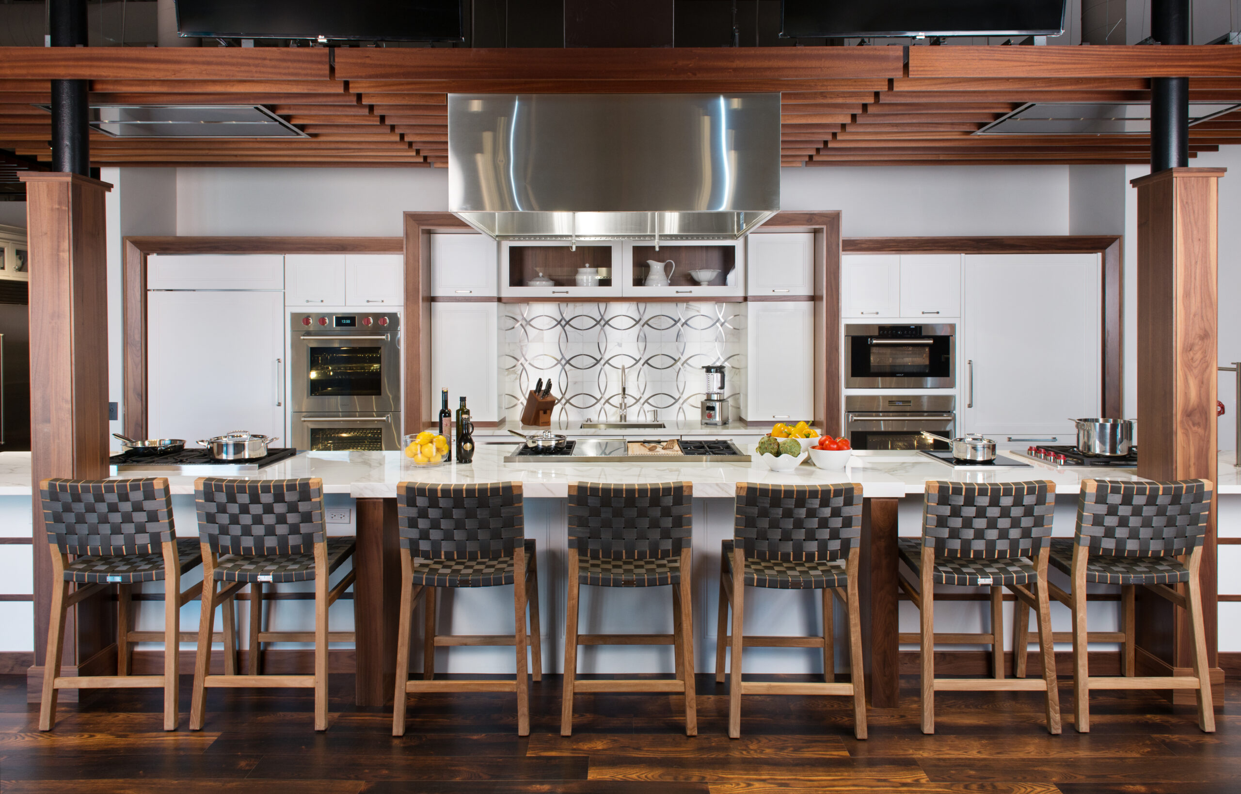 Ken Shaefer helped design Clarke’s Sub-Zero/Wolf Test Kitchen at 7 Tide Boston