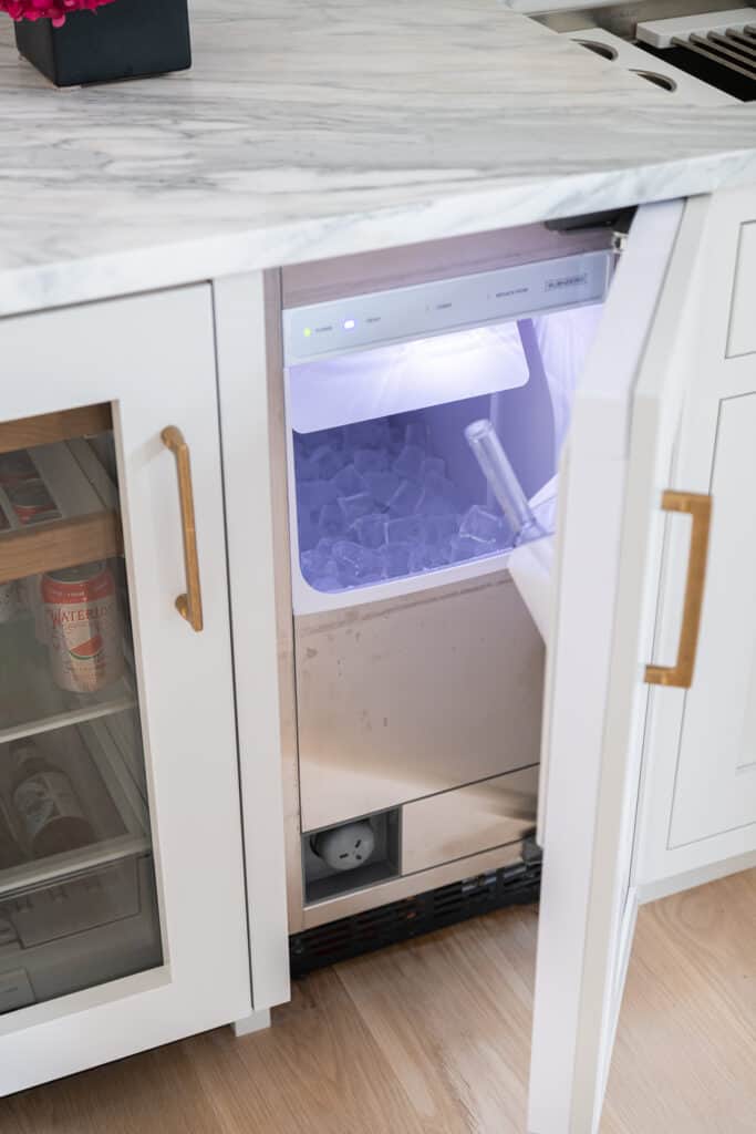 The Sub-Zero 15” undercounter ice maker is Joe Najmy’s favorite Sub-Zero appliance for clients at Nukitchens.