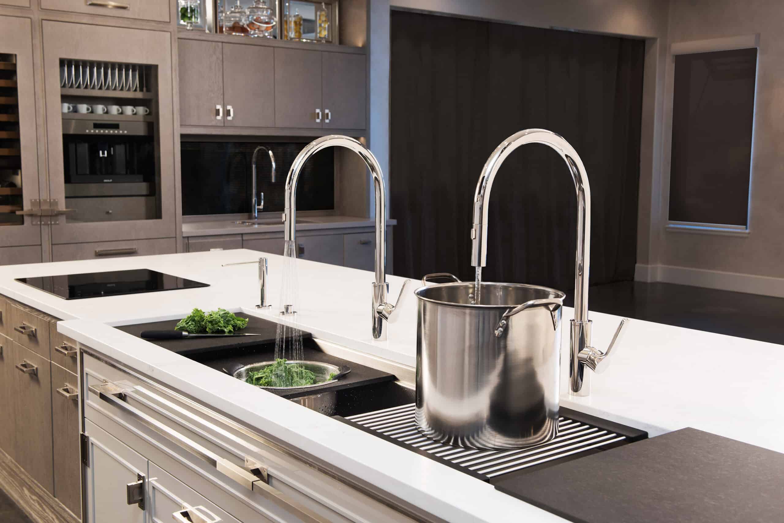 Transform five feet of space into 15 feet of dream kitchen function
