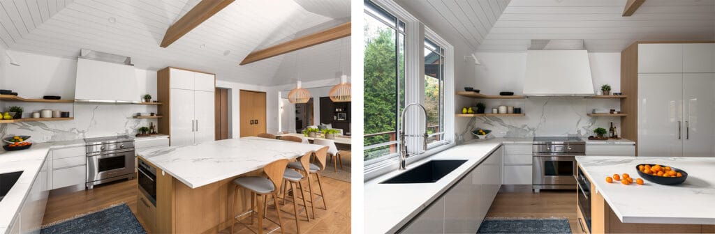 Simplicity is the watchword in this Rachel Murphy kitchen for Downsview Kitchens Boston.