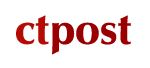 The image shows the "ctpost" logo in lowercase, bold red letters on a white background, similar to modern branding you might see in a kitchen showroom or appliance showroom.