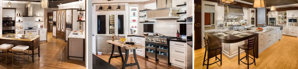 Clarke South Norwalk visitors are inspired by dozens of full-scale kitchens by local designers.