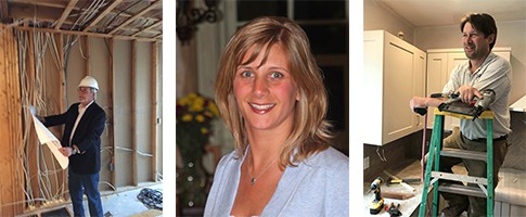 The Westborough Design Center Family (Left to Right): Al Lizotte, Claudette Andrew and Andrew Lizotte.