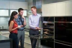 Homeowners can compare Wolf wall ovens at Clarke, New England's Official Sub-Zero, Wolf and Cove Showroom