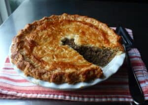 French Meat Pies are the Christmas Eve dinner specialty at her house according to Westborough Design Center’s Claudette Andrew.