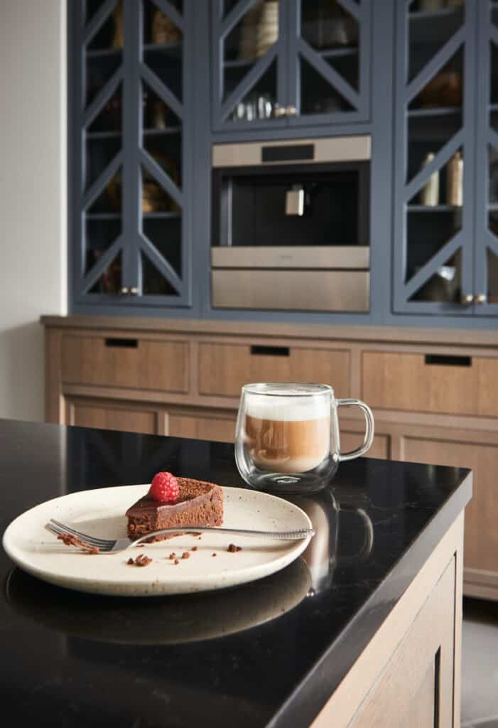 One Wolf appliance that makes holiday entertaining easier is the Wolf built-in coffee system.