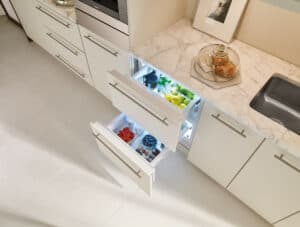 Sub-Zero refrigerator drawers are one reason designers say Sub-Zero is the best luxury kitchen brand on the market.