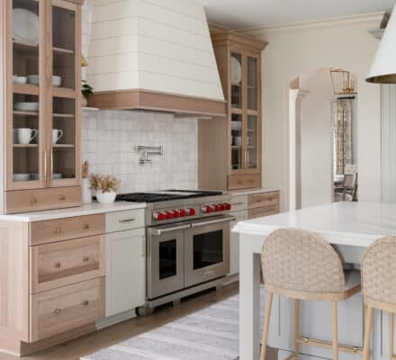 The dual fuel range made by Wolf offers options from 30” through 60” widths with a variety of range top configurations.