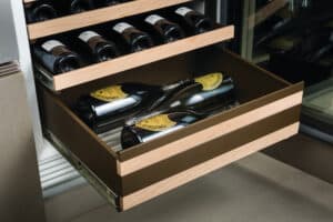 Each Sub-Zero Storage unit offers a variety of display shelving to show off your collection every day of the year.