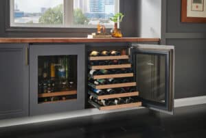 Sub-Zero’s undercounter storage is an ideal solution for small space. 