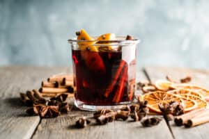 Austria and Germany are known for gluhwein, which introduces cinnamon sticks, cloves and other mulled spices to this favorite libation.