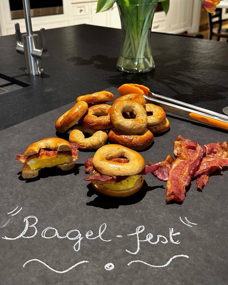 Breakfast Bagels perfect for a delicious and customizable morning meal.
