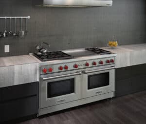 Wolf Gas Ranges offer a wide range of sizes and cooking configurations.
