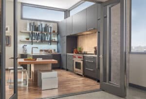 A 30” dual fuel range is perfect for condo or cottage living.