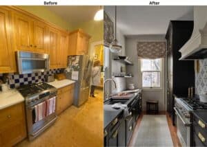 kitchen remodel before and after