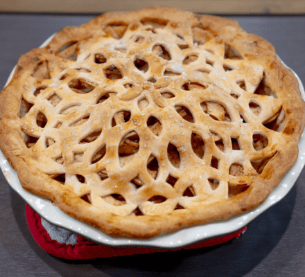 apple pie made with Wolf Convection Oven
