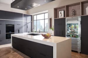 For homeowners who crave a modern look in their kitchen, a Wolf Induction Cooktop coupled with a Wolf Convection Steam Oven creates a sleek look and provides the most efficient cooking technology.