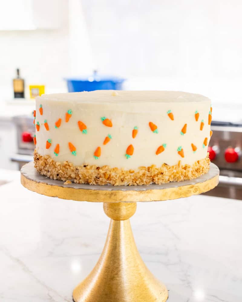 carrot cake made in wolf convection oven