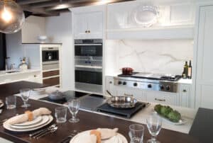 In every Clarke Showroom kitchen display, you’ll find an array of innovating luxury appliances for your kitchen design consideration.