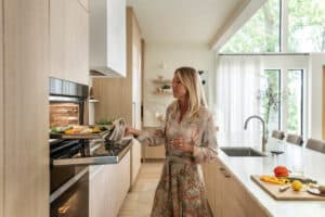 Wolf convection wall ovens are a favorite of those seeking luxury appliances for a kitchen.